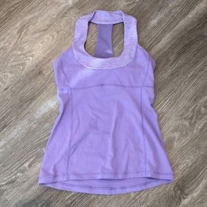Lululemon Workout Tank w/ Built-in Bra, Size 6